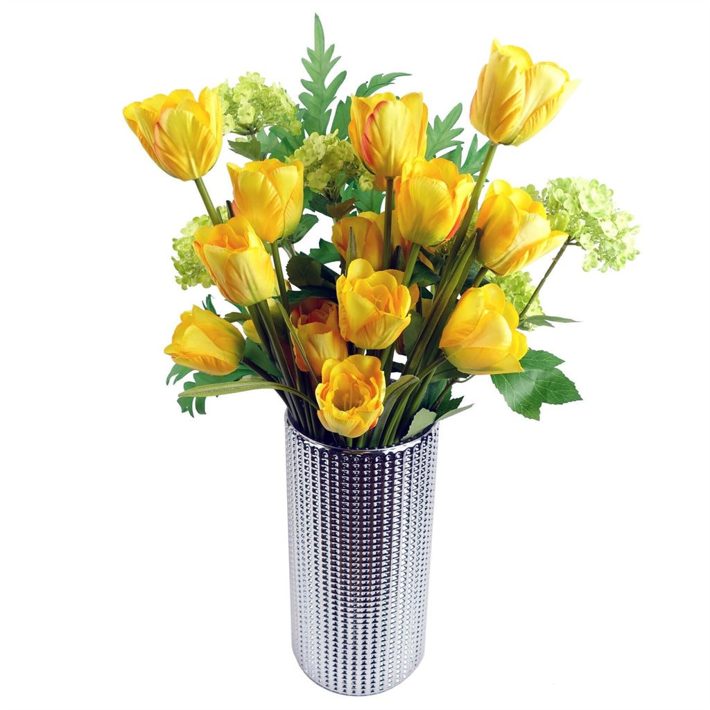 80cm Artificial Tulip Yellow Stem-3