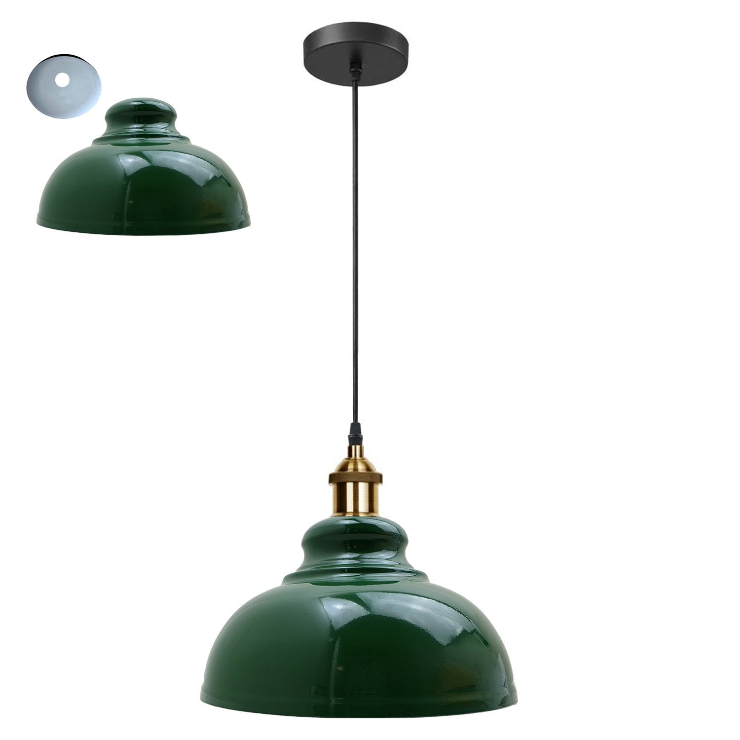 Retro Pendant Light Shade Vintage Industrial Ceiling Lighting LED Restaurant Loft With Free Bulb~2101-7