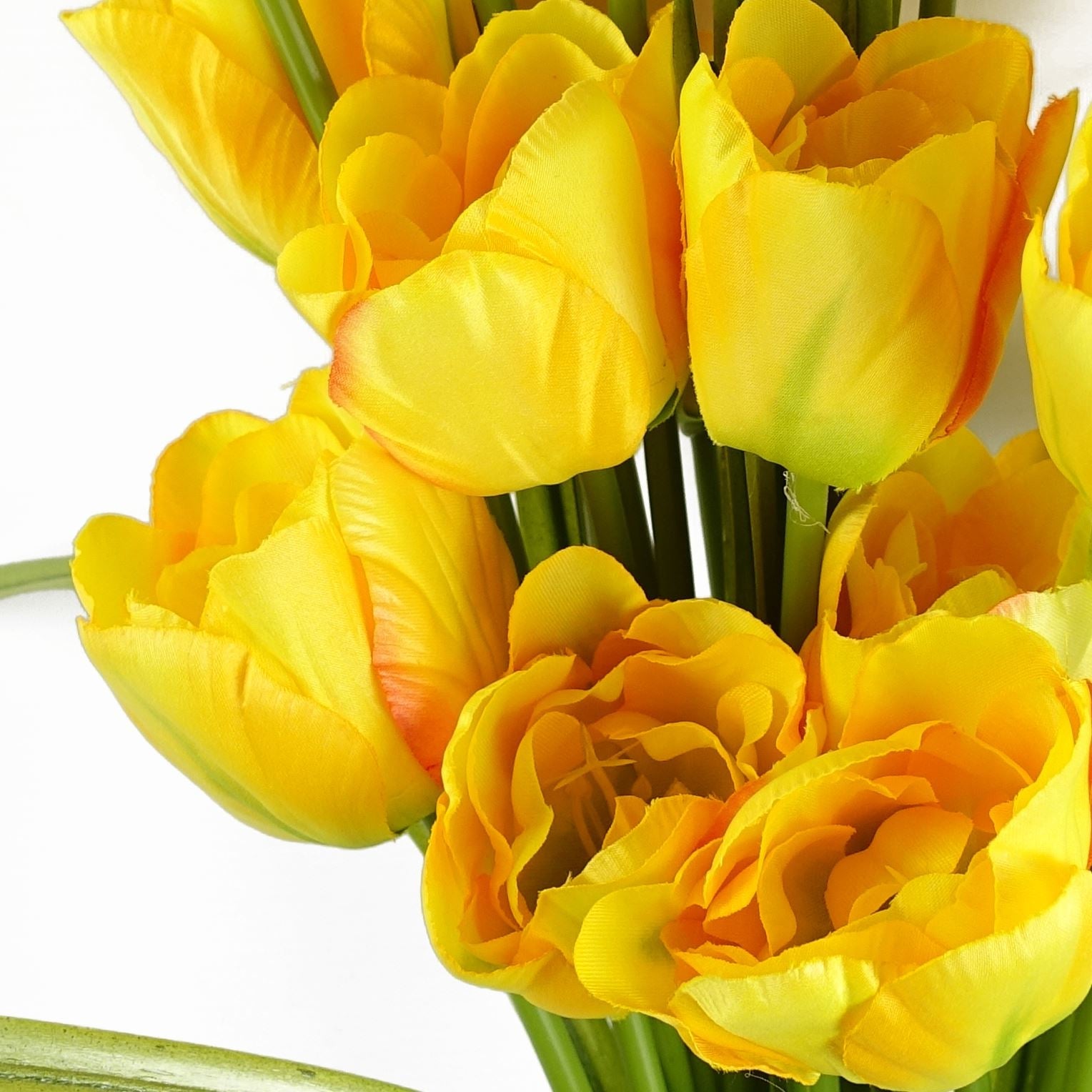 80cm Artificial Tulip Yellow Stem-2