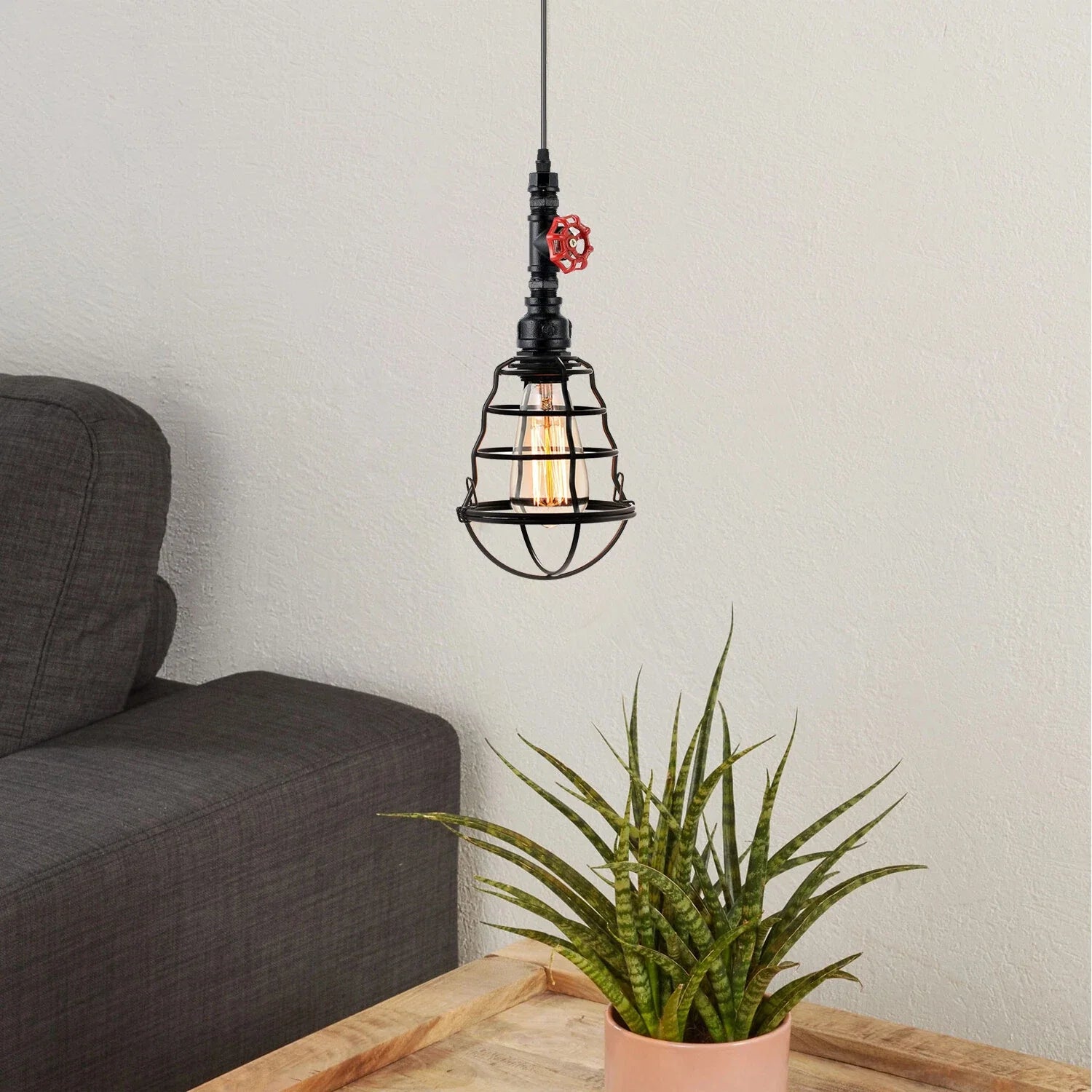 Vintage Pipe Pendant Lamp Holder Fitting Light fixture~6206-2