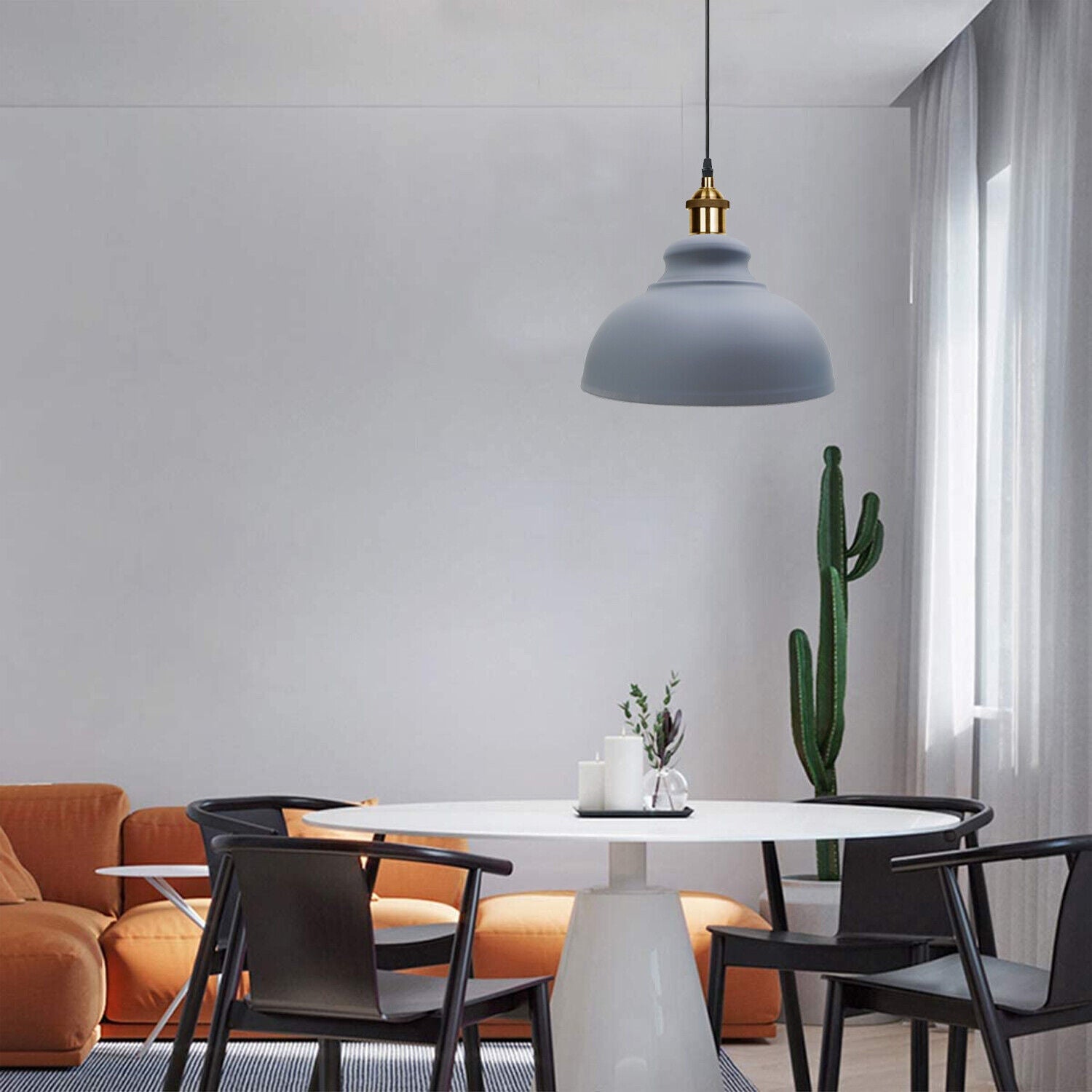Retro Pendant Light Shade Vintage Industrial Ceiling Lighting LED Restaurant Loft With Free Bulb~2101-3