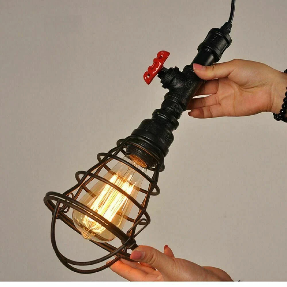 Vintage Pipe Pendant Lamp Holder Fitting Light fixture~6206-0